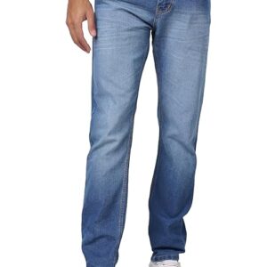 London Hills Men's Regular Fit Mid Rise Cotton Jeans for Man | Straight Fit Jeans for Man | Pant | Mens Bottom Wear | Pants | Jean's for Men | Jins Pant for Men | Denim Jeans